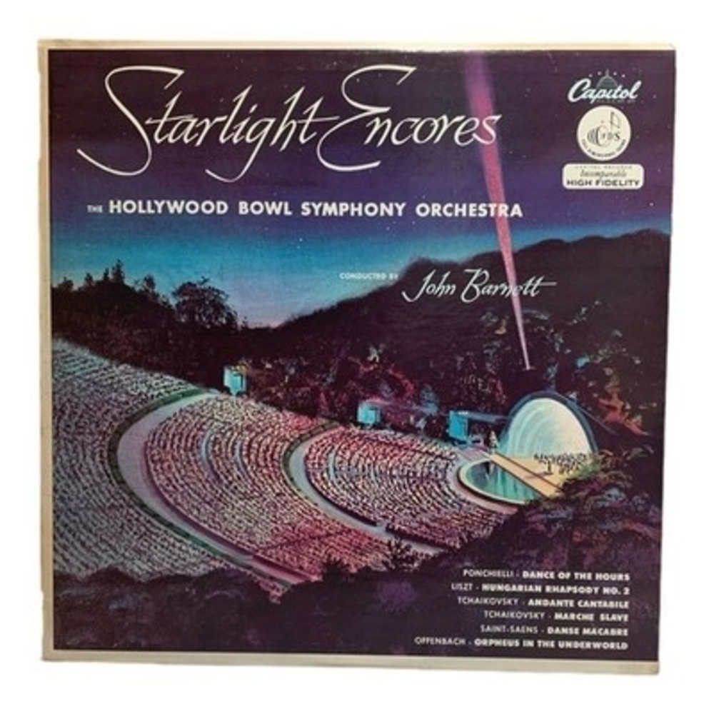 LP The Hollywood Bowl Symphony Orchestra John Barnett - Starlight Encores
